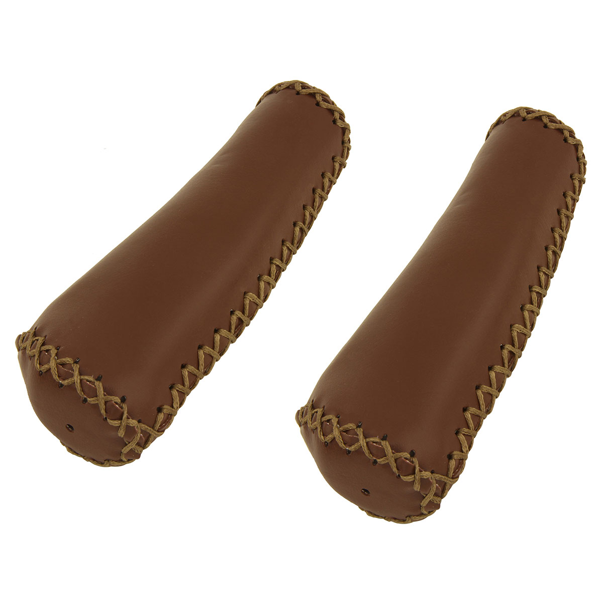 Grips 7/8 long 135mm Artificial Leather 1164C Brown.
